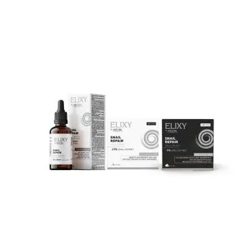 ELIXY Snail Repair Day Cream (50ml) + Night Cream (50ml) + ΔΩΡΕΑΝ Snail Repair Serum (30ml)
