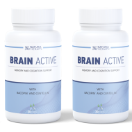 2 X BRAIN ACTIVE (30 κάψουλες) - Συμπληρώματα για τη μνήμη και τη συγκέντρωση