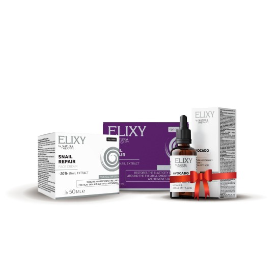 ELIXY Snail Repair + ELIXY Snail Repair Eye Cream + Avocado Oil