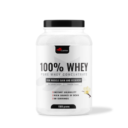 100% WHEY Protein, 1500g - με άρωμα βανίλιας