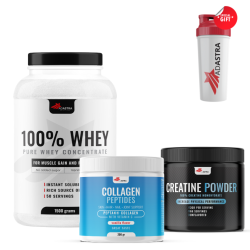 100% WHEY Protein (1500γρ) + COLLAGEN PEPTIDES (200 γρ) + ΔΩΡΕΑΝ  CREATINE MONOHYDRATE (200γρ)