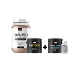 100% WHEY Protein (1000γρ) + BCAA (200γρ) + ΔΩΡΕΑΝ CREATINE MONOHYDRATE (200γρ) + Tribulus Terrestris (30κάψουλες)