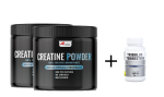 2x CREATINE MONOHYDRATE (200γρ) + ΔΩΡΕΑΝ Tribulus Terrestris (30 κάψουλες)